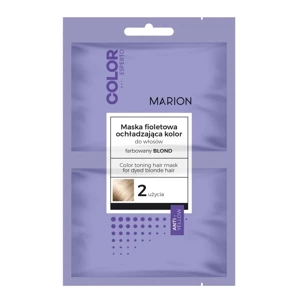Marion Color Esperto Blond Maska fioletowa ochładzająca kolor do włosów farbowanych 2x20ml