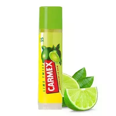 Carmex Lime Twist Intensywnie nawilżający balsam do ust SPF15 LIMONKA sztyft 4,25g