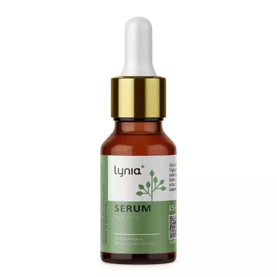 Lynia Serum Anti-Acne z olejem konopnym oraz olejkiem lawendowym 15ml