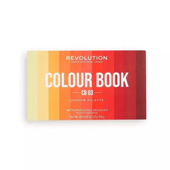 Makeup Revolution Paleta cieni Colour Book Shadow Palette CB03